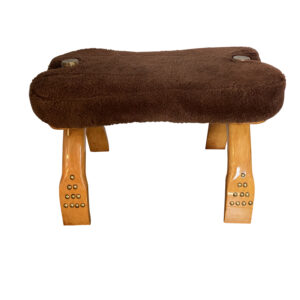 Vintage Camel Saddle/ Egyptian Vintage Camel Footstool Ottoman