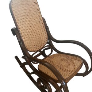 Vintage Bentwood Rocker/ Classic Thonet Style Bentwood Rocker / Bohemian Rocking