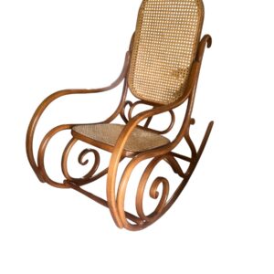 Vintage Thonet Bentwood Cane Rocking Chair
